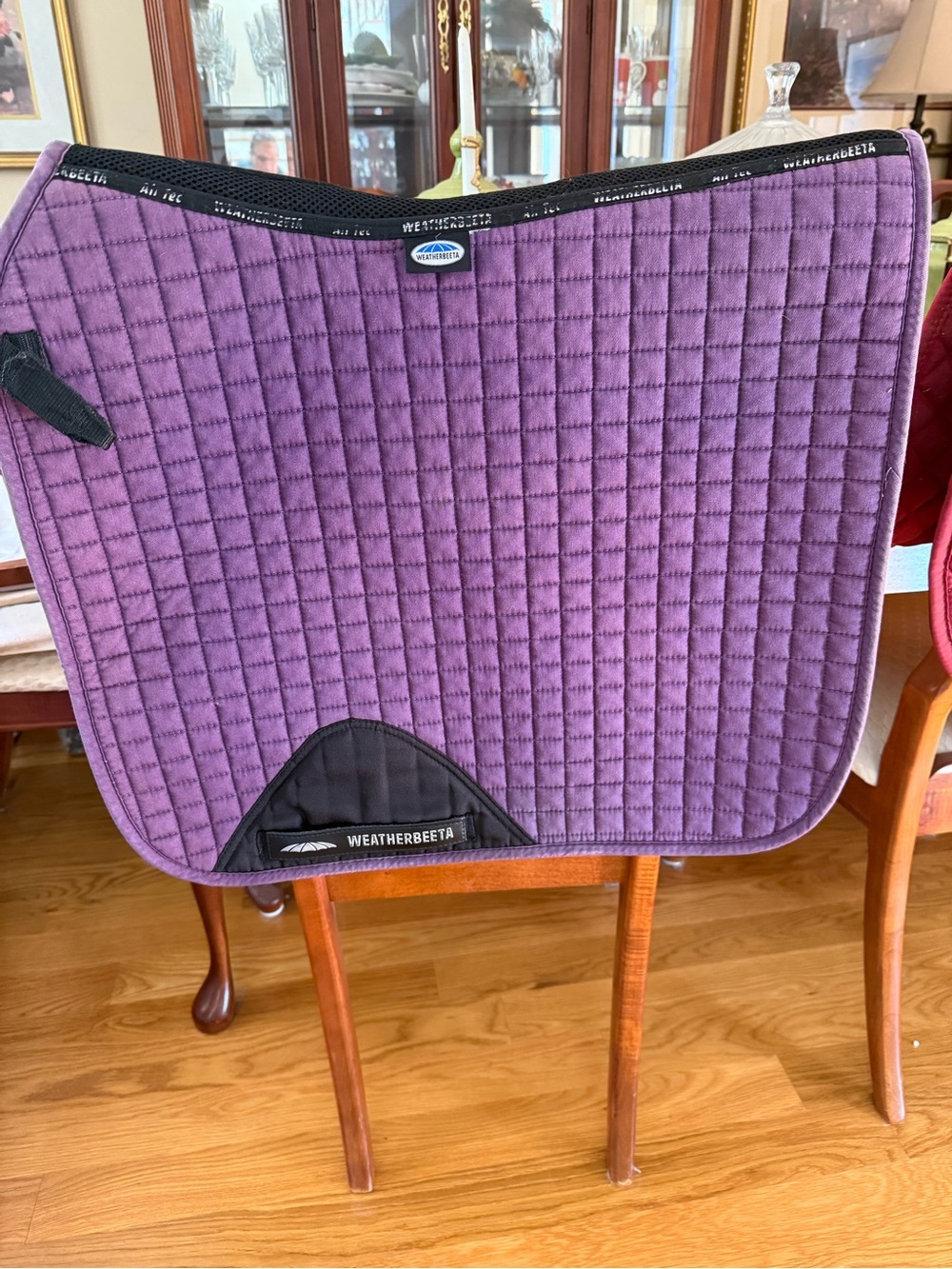 Weatherbetta English square Purple Quilted Square English Saddle PAD see photos